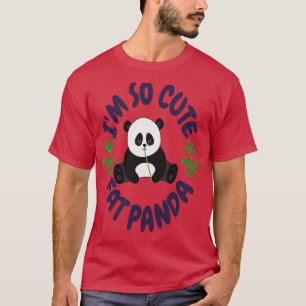 Camiseta Im So Fat Panda
