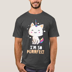 Camiseta Im So Purrfect Funny Cute Gift
