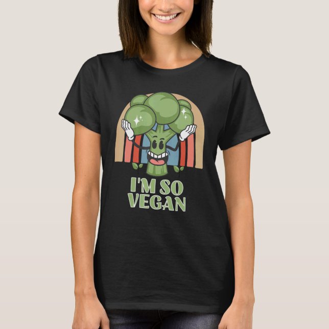 Camiseta Im So Vegan Broccoli (Anverso)