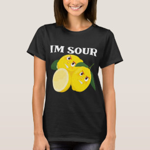 Camiseta Im Sour Lemon Lover Citas Sarcásticas