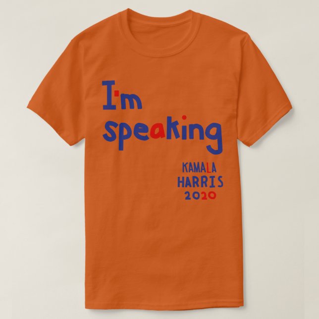 Camiseta Im Speaking dice que Kamala Hoodie (Diseño del anverso)
