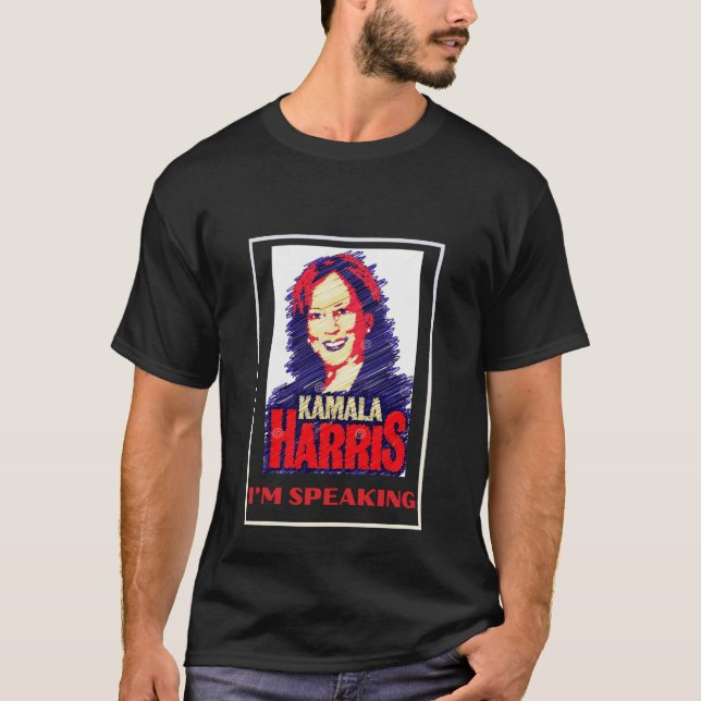 Camiseta I'm Speaking, Kamala Harris -- Women's  (Anverso)