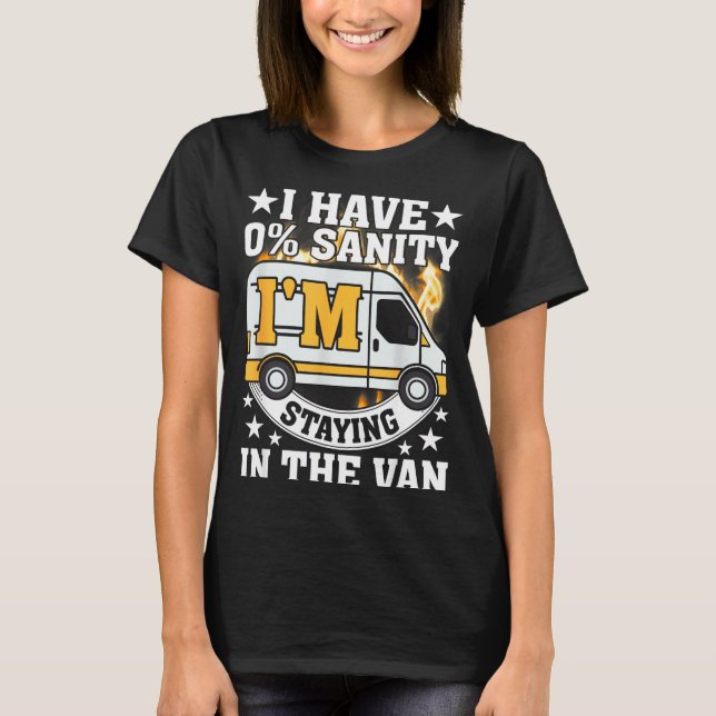 Camiseta I'm Staying In Tha Van Funny Phasmophobia Women Ma (Anverso)