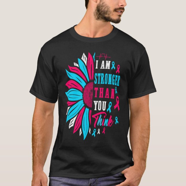 Camiseta I'm Stronger Pregnancy Than You Think Infant Loss  (Anverso)