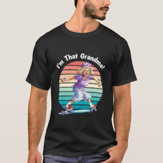 Camiseta I'M T Grandma Motorcycle Fun