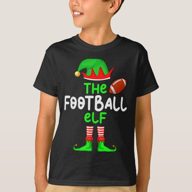 Camiseta I'm The American Football Elf Christmas Matching P (Anverso)