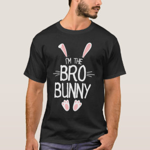 Camiseta I'm The Brother Bunny Boys Cute Matching Family Ea