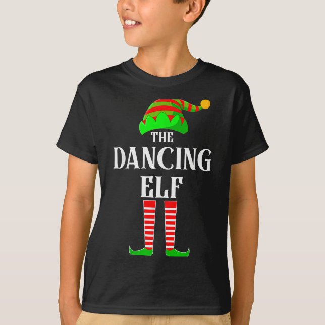 Camiseta I'm The Dancing Elf Family Matching Costume Christ (Anverso)