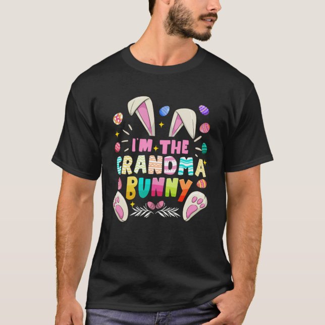 Camiseta Im The Grandma Bunny Easter Day Family Matching (Anverso)