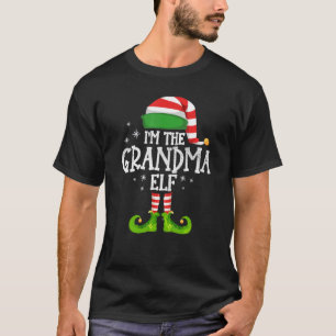 Camiseta I'm The Grandma Elf Family Matching Christmas 2021
