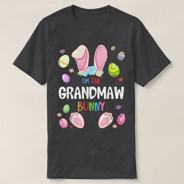 Camiseta I'm The Grandmaw Bunny Easter Party Matching Famil (Diseño del anverso)