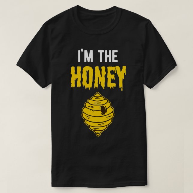 Camiseta I'm The Honey Couples Outfit Gift for Her Women Ha (Diseño del anverso)