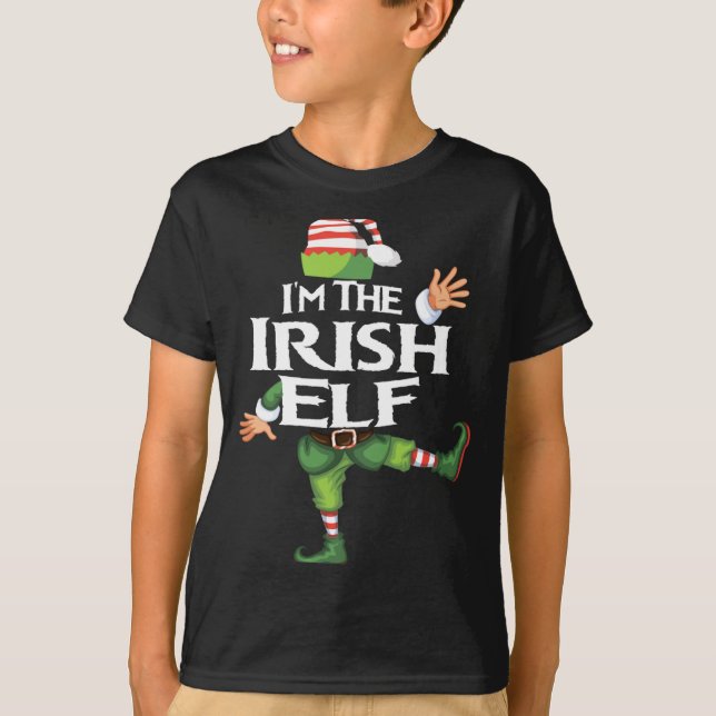 Camiseta Im The Irish Elf Christmas Eve Xmas Elf Squad Cos  (Anverso)