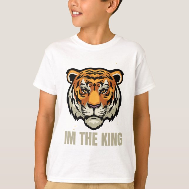 Camiseta Im The King T-Shirt Design (Anverso)