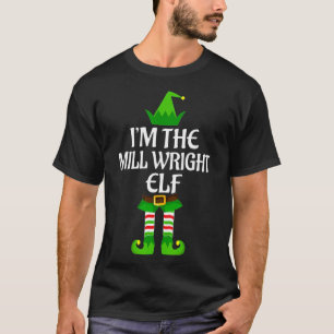 Camiseta Im The Mill wright Elf Funny Matando Navidades Gi