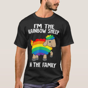 Camiseta Im The Rainbow Sheep In The Family Lgbtq Pride 