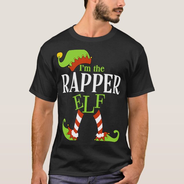 Camiseta I'm The RAPPER Elf Family Group Matching PJ Christ (Anverso)