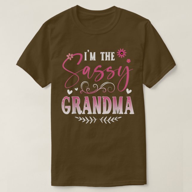 Camiseta I'm The Sassy Grandma  (Diseño del anverso)