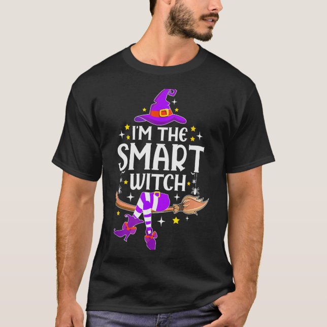 Camiseta I'm The Smart Witch Halloween Matching Group Costu (Anverso)