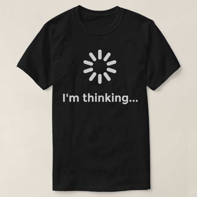 Camiseta Im Thinking Geek Nerd Computer Techie (Diseño del anverso)