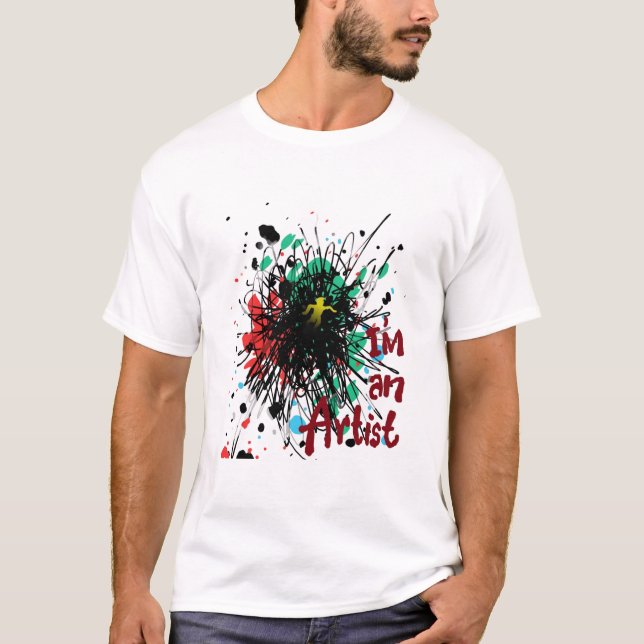 Camiseta im un artista (Anverso)