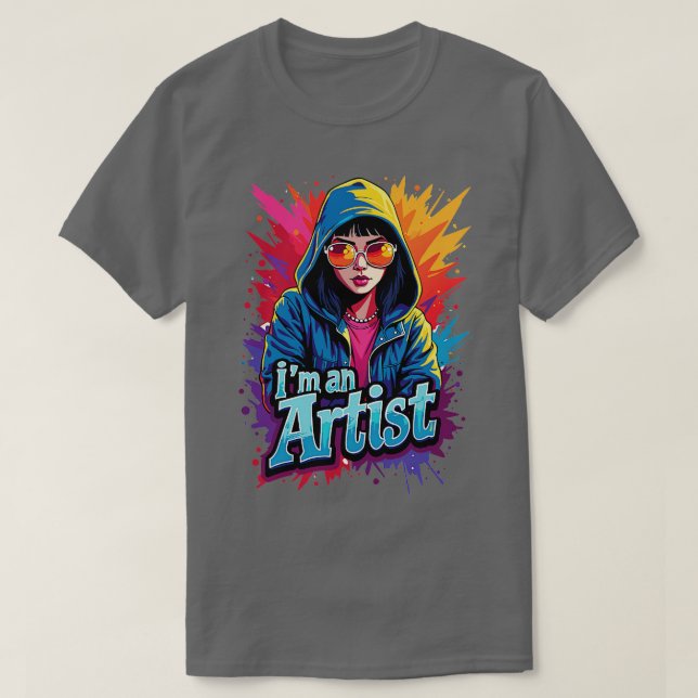 Camiseta im un artista (Diseño del anverso)