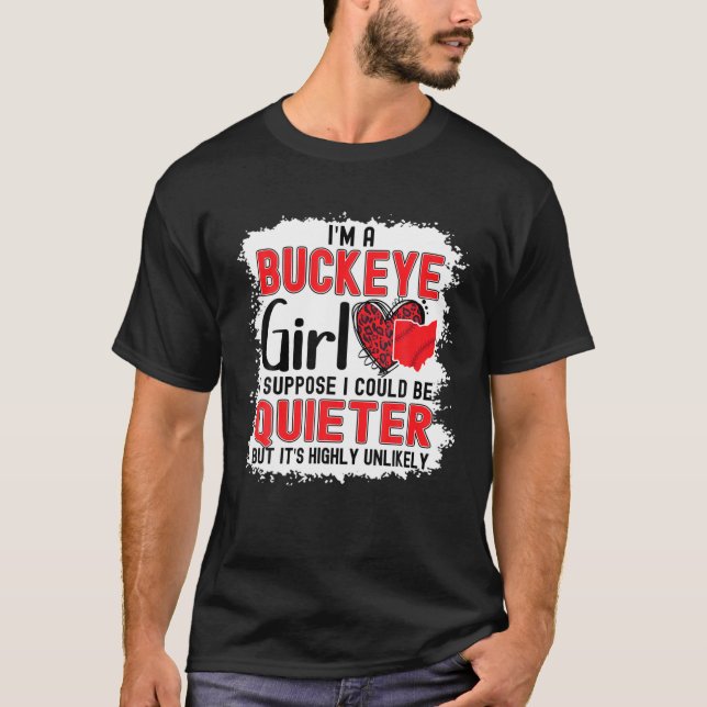 Camiseta Im Un Chica De Buckeye Ohio State For Women (Anverso)