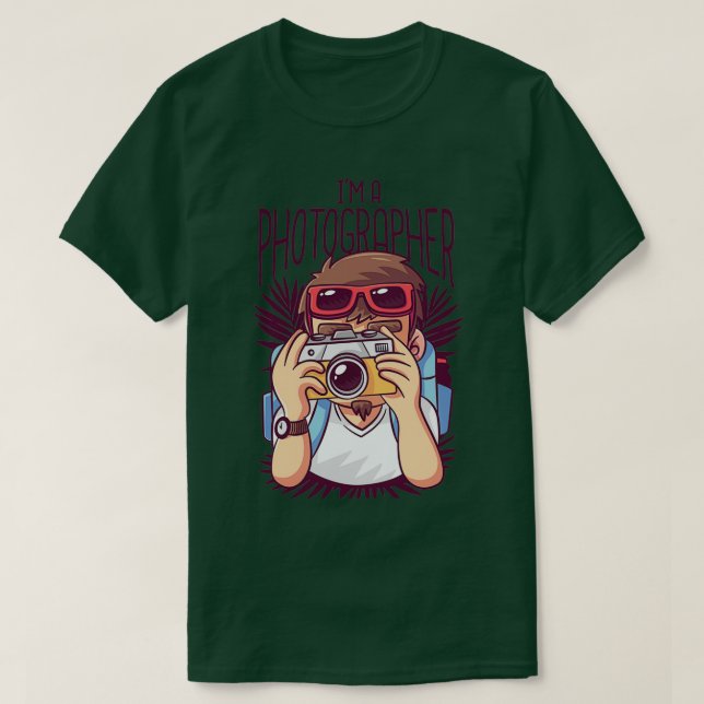 CAMISETA IM UN FOTÓGRAFO (Diseño del anverso)