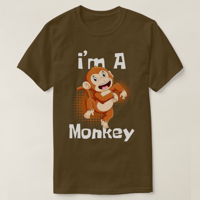 Camiseta Im Un Mono Safari Zoo Animal Lover Primate Zookee (Diseño del anverso)