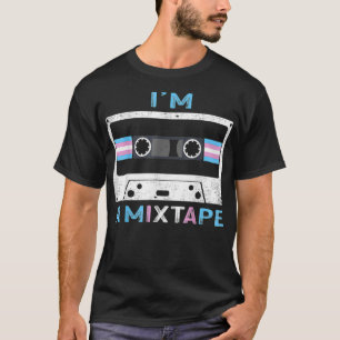 Camiseta Im Una Mezcla De Bandera Del Orgullo Transgénero 