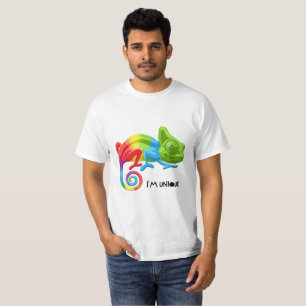 Camiseta I'm Unique Chameleon para hombre - Arcoír