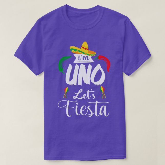 Camiseta Im Uno Lets Uno Primer Cumpleaños (Diseño del anverso)