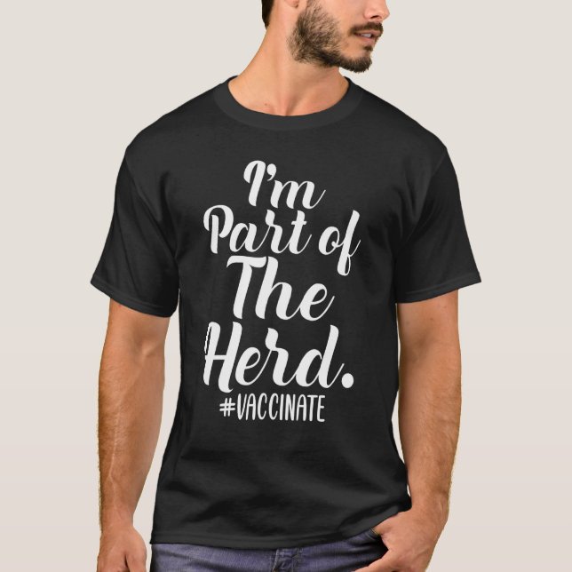 Camiseta Im Vacunada Parte De La Vacuna Herd Pro (Anverso)