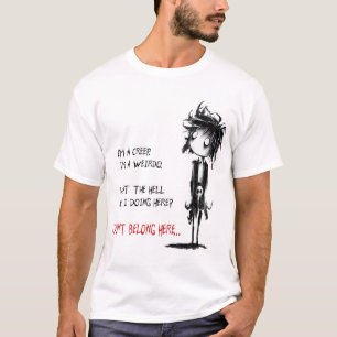 Camiseta Im Weirdo (Radiohead)