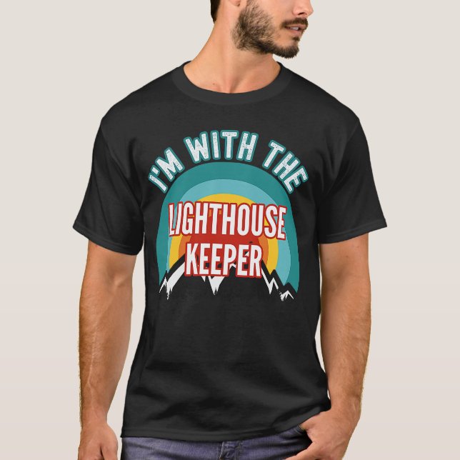 Camiseta I'm With The Lighthouse Keeper (Anverso)