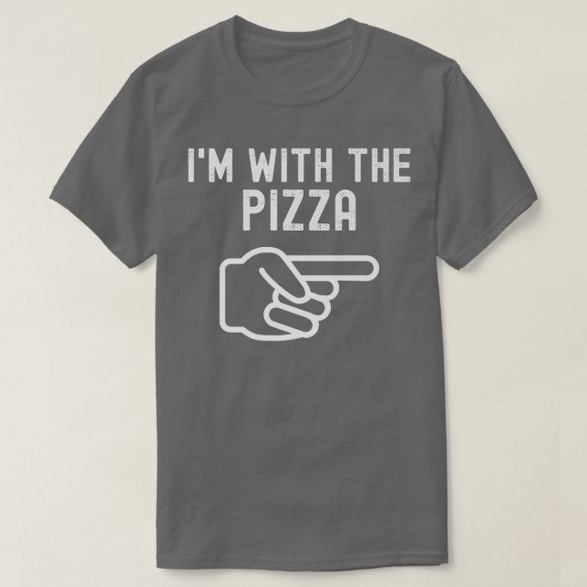 Camiseta I'm With The Pizza Funny Couples Matching Hallowee (Diseño del anverso)