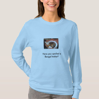 Camiseta ¿imag0320, usted ha estropeado una Bengala hoy?