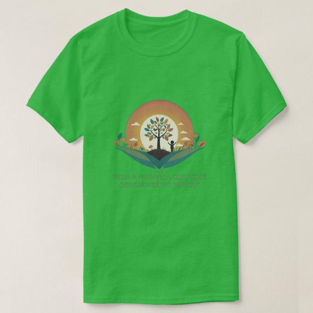Camiseta Imagem por do sol (Diseño del anverso)