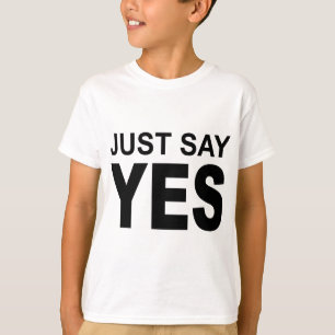 Camiseta imagen apenas decir sí
