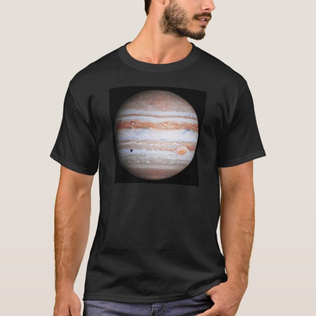 Camiseta Imagen AUMENTADA de la NASA del flyby de Júpiter (Anverso)