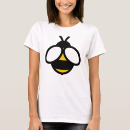 Camiseta Imagen de abejorro negro amarillo grande y elegant