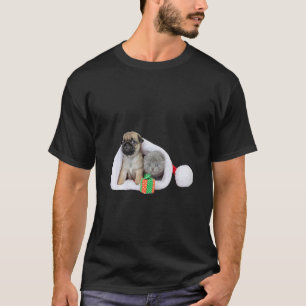 Camiseta Imagen de adorable cachorro de pug y gatito dentro