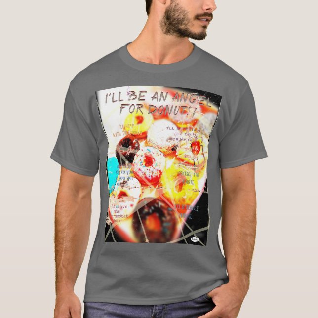 Camiseta Imagen de Angel for Donuts con problemas - HAMbWG (Anverso)