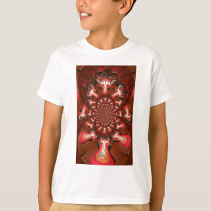 Camiseta Imagen de arte de lengua Kaleidoscope Imprimir/Grá