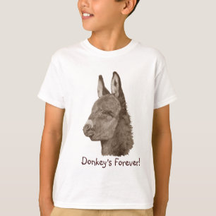 Camiseta imagen de burro muy lindo