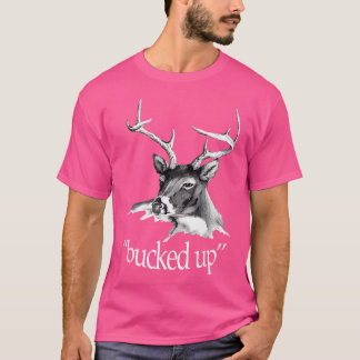 Camiseta Imagen de ciervo animado caza