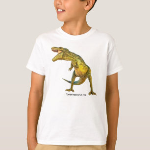 Camiseta Imagen de dinosaurio para niños-sudaderas-blancas