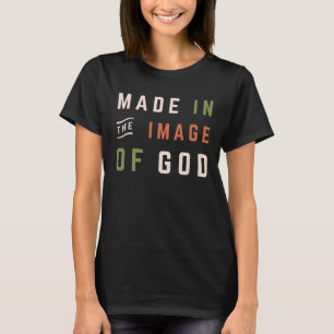 Camiseta Imagen De Dios Cita Cristiana