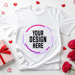 Camiseta Imagen de diseño personalizado del logotipo de la 