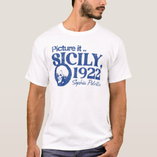 Camiseta Imagen de época Sicilia 1922